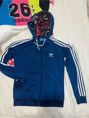 Adidas Blue Track Jacket Women’s